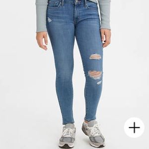 Women’s Levi’s 711 Distressed Jeans size 27